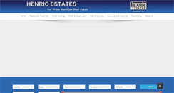 Desktop Screenshot of henric-estates.com